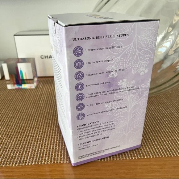 NEW Aura Cacia Essential Oil Diffuser - Picture 6 of 6